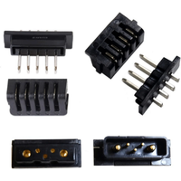 AliExpress NONE Hailong Ebike Battery Power discharge connector 4pins 5pins Male or Female Battery Base Plate Mouted Parts plug Replacement