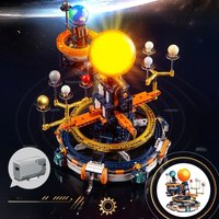 CK008 Space Trend Play Dawn Solar System Planetarium Mechanical Model Assembly Building Block Toy Children's Day Gift