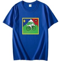 AliExpress NONE Bicycle Day Bike Trip 1943 Lsd Acid Dr Albert Hofmann Cotton T-shirt graphic t shirts oversize t-shirts Summer Men's clothing