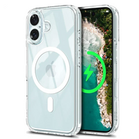 Luxury Hybrid Strong Magnetic For Magsafe Wireless Charging Case For iPhone 16 Pro Max Luxury Hybrid Hard Cover For iPhone 16 Pl