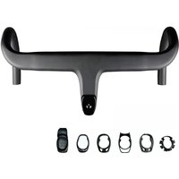 AliExpress TMAEX New type Integrated Handlebar T800 Integrated Carbon Handlebar Road 28.6mm UD Road Carbon bicycle Handlebar With Spacer