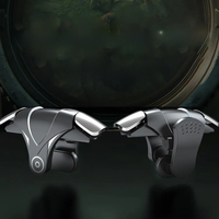 2Pcs 4 Finger Controller Sensitive Gaming Aim Shooting Triggers Button for PUBG for Children Birthday Surprise Gift