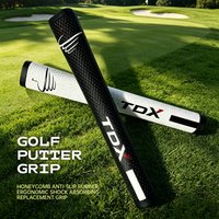 TDX Golf Putter Grip Pistol 2 Shape Honeycomb Anti-slip Rubber Shock Absorbing Replacement Golf Club Grips Black White Optional