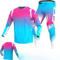 AliExpress NEW 2025 FXJ pink enduro motocross gear set mx jersey pants green motorbike clothing mtb carracing suit Off Road equipment