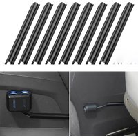 Car Concealed Wire Cover Self-Adhesive Auto Split Sleeving Wire Cord Organizer Protector for USB Audio and Video Line