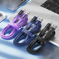 Toocki 100W Dsiplay USB to Type C Cable 6A Fast Charging for Laptop Smasung S23 Huawei P50 Mate 40 Xiaomi Realme USB Data Cord
