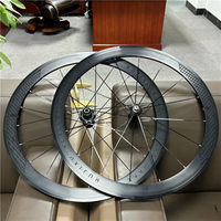 AliExpress RUJIXU Latest high quality 700C30/40/50mm Hot sale V brake bike road wheel BMX road disc bicycle wheelset aluminum rim