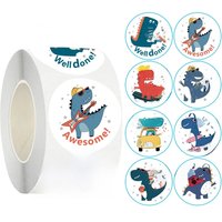 100-500pcs Dinosaur Animals Cartoon Stickers For Kids Classic Toys Sticker Reward Sticker Gift Decoration Label Stationery