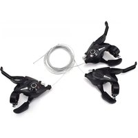 AliExpress YTYIN Mtb Bike Shifter Levers Brake 3x7x8 21 24 Speed EF51 Bicycle Disc Handle Brake Levers Cycling Shift Cable Bicycle Accessory