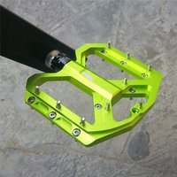 AliExpress NONE ENZO Flat Foot Ultralight Mountain Bike Pedals MTB CNC Aluminum Alloy Sealed 3 Bearing Anti-slip Bicycle Pedals Bicycle Parts