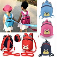 Kids Children Anti-lost Safety Harness Reins Toddler School Backpack Nursery Shoulder Bags Cartoon Bags Preschool Rucksack
