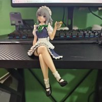 TouHou Project Izayoi Sakuya Anime Doll Action Figure PVC toys Collection figures for friend gift