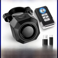 AliExpress awapow Awapow Wireless Bicycle Alarm USB Charging Motorcycle Bike Alarm Remote Control Anti-theft Bike Vibration Detector Alarm System