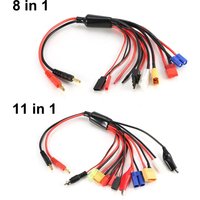 Câble convertisseur de charge multi-batteries Lipo 8 en 1/11 en 1 pour chargeur IMAX B6 B6AC, accessoire de rechange pour voitures et avions RC