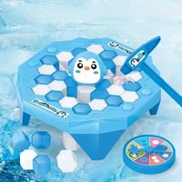 Ice Breaking Penguin Saves Little Penguin Ice Knocking Kindergarten Game Children's Puzzle Interactive Competition Parent Chi