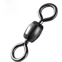 DNDYUJU 100PCS Fishing Swivel Brass Crane Rolling Swivel Bearing Swivels Fishing Hook Connector Fishing Accessories Tackle Tools