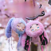 Nami Twinkle Bunny Bag Blind Box Series Pendant Keychain Vinyl Face Mystery Box Anime Action Figures Toys Trendy Plush Toy Gifts
