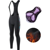 AliExpress WOSAWE Cycling Bib Pants Women Winter Lycra Thermal Bike Pants 5D Gel Pad Warm Cycling Bib Pants Bicycle Trousers Clothing