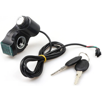 AliExpress NONE Universal Electric Bicycle Biking Portable Dustproof Cycling Parts for Electric Scooter Ignition Switch Key Power Lock