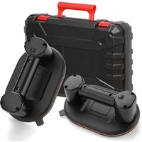 Intelligenter elektrischer Fliesen-Saugnapf mit Display, 300 kg Tragkraft, Hochleistungs-Vakuumheber für Granitfliesen und Glas mit tragbarer Werkzeugkiste