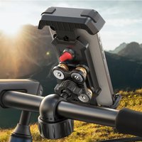 AliExpress Joyroom Shockproof Bike Phone Holder Quick Install Motorcycle Bicycle Phone Mount with Vibration Dampener For 4.7-7