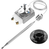RX-2-24 Minivolt Thermostat Control with Knob 3/8" Mpt Stuff Box Fit for Robertshaw 5300-402 for Adcraft Deep Fryer 200-400F