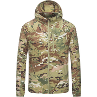 Outdoor Tactical Sunscreen Clothing Hiking Mountaineering Sports Skin Jacket Sunscreen Breathable Wateroof Hooded Fishing Coat