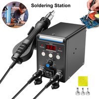 Soldering Station 2 IN 1 Hot Air Gun Solder Station with Digital display Soldering Desoldering Iron Station Repair Solder Iron Tools image 4