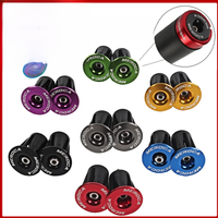 AliExpress 2PCS Bike Handlebar End Plugs Aluminum Alloy Mountain Road Bicycle Handlebar End Cap Multi-color Cycling Handlebar Accessories
