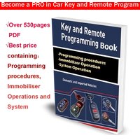 Repair Manual Key and Remote Program for All LockSmith Professionals Containing Program Immobiliser System Operation