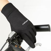 AliExpress Windproof and Waterproof Outdoor Gloves Touch Screen Thumb and Index Finger Fingertips Warm Gloves for Running Cycling