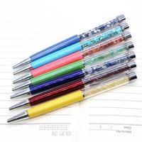 AliExpress NONE Fashion Crystal Ballpoint Pen Reiki Healing Energy Gravel Creative Stylus Ballpen Stationery Office School Supplies Business Gif