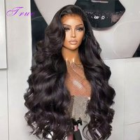 30 40Inch Body Wave Human Hair Wig 13x6 Raw Hd Transparent Lace Front Wig 250 Density Wet And Wavy Lace Frontal Pre Plucked Wigs