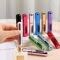 5/10ML Perfume Refill Bottle Portable Refillable Spray Jar Scent Pump Empty Cosmetic Atomizer Plastic Container Travel Essential