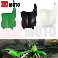 Motorcycle Plastic Front Number License Plate Cover For KAWASAKI KLX300R KX250 X KX250F KX450F 450 f SR 2016-2023 2024
