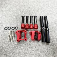 Motorcycle lifter blocks billet pushrod tube covers For Harley Twin Cam 1999-2017 Milwaukee-Eight M8 engines 2017-up