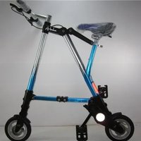 AliExpress NONE 8-Inch Folding Bicycle Multi-Function Mountain Bike Ultralight Portable Bicycle Foldable Mini Non-Slip Road Bike for Kids Adult