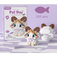 Pet Cat And Dog Animal Dolls Children's Educational Building Block Toys Suitable For Children's Birthday Gifts