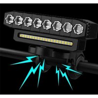 AliExpress Bicycle Light 8LED USB Rechargeable Front Lamp Type-C MTB Mountain Bike Light 4000mAh Headlight Scooter Cycling Flashlight Lamp