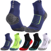 AliExpress NONE 1 Pairs Cotton Professional Basketball Socks Sport For Men Thickened Towel Bottom Cycling Climbing Running Breathable Non-Slip