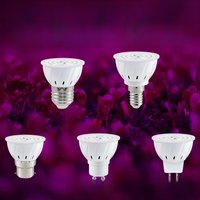 E27 LED Plant Grow Light Bulb Full Spectrum GU10 Spotlight MR16 Flower Seed Hydroponics Vegetable Cultivation Lamp E14 B22 GU5.3