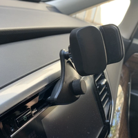 Black Cell Phone Holder for Car CD Port Buckle Mobile Phone Holder for Phone 12/11/11Pro/Xs MAX /XR/XS/X/8