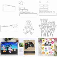 Game Consoles Cutting Dies for Card Making Flowers Die Cuts Embossing Stencils Template for DIY Scrapbooking Album Craft Decor