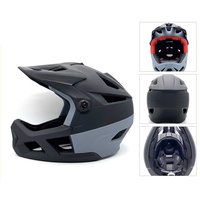 AliExpress Full Face Mountain Bike Helmet for Men Women Road Lightweight Adjustable Visor and Goggle Port 55-59CM Impact-Resistant Bicycle