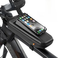 AliExpress West Biking WEST BIKING Bike Front Bag with Phone Holder 1.8L 360° Ratation Bicycle Top Tube Bag Waterproof Mtb Bike Bag Cycling Accessory