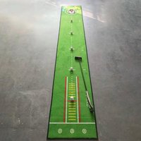 Golf Putting Mat Foldable Golf Training Putting Practice Detection Lightweight Golf Accessories for Golfer Park Home Office