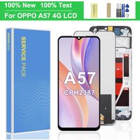 For Oppo A57 4G LCD Display Screen Touch Panel Digitizer Assembly For Oppo A57 4G CPH2387 Display Frame Replacement