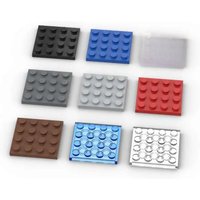 MOC 10PCS Puzzle Particle 3031 4x4 Board Building Blocks Kit Plate House Castle Bricks Idea Toys Birthday Xmas Gift Dropshipping