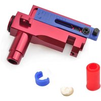 AliExpress CNC Aluminum AK Hop Up Metal Air Chamber Set for AEG Ver.3 Gear Box with Bucking Nub Rubber Electric Cycling Chain Wheel Scale