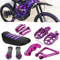 AliExpress JFGRACING CNC Footpegs Motorcycle Accessories Seat Cover Grips Suspension Linkage Peg For Surron Sur Ron Light bee S X E-Bike JFG